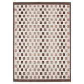 Lifestyle Floors Gingerbread Vernon Checkered Rug