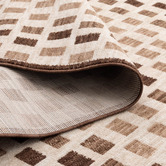 Lifestyle Floors Gingerbread Vernon Checkered Rug