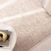 Lifestyle Floors Heritage Monochrome Distressed Border Rug
