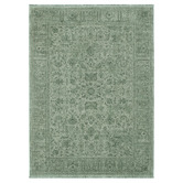 Lifestyle Floors Heritage Monochrome Distressed Border Rug