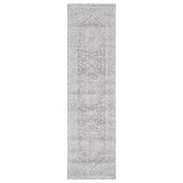 Lifestyle Floors Heritage Monochrome Distressed Medallion Runner