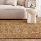 Lifestyle Floors Heritage Monochrome Distressed Border Rug