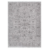 Lifestyle Floors Heritage Monochrome Distressed Border Rug