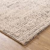Lifestyle Floors Beige &amp; Charcoal Dalila Diamonds Rug