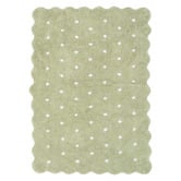 Lifestyle Floors Melissa Scalloped Machine Washable Cotton Rug