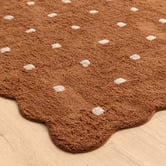 Lifestyle Floors Melissa Scalloped Machine Washable Cotton Rug