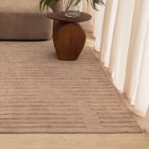 Lifestyle Floors Miraan Striped Hand-Tufted Wool-Blend Rug