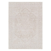 Lifestyle Floors Heritage Monochrome Distressed Medallion Rug
