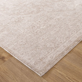 Lifestyle Floors Heritage Monochrome Distressed Medallion Rug