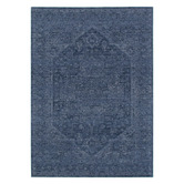 Lifestyle Floors Heritage Monochrome Distressed Medallion Rug