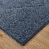 Lifestyle Floors Heritage Monochrome Distressed Medallion Rug