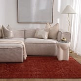 Lifestyle Floors Heritage Monochrome Distressed Medallion Rug