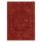 Lifestyle Floors Heritage Monochrome Distressed Medallion Rug