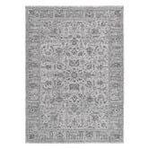 Lifestyle Floors Heritage Monochrome Distressed Border Rug