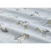 Suiteplay Blue Seagulls Cotton-Blend Quilt Cover Set