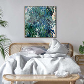 Edition Gallery Green Scales Oak Framed Canvas Wall Art