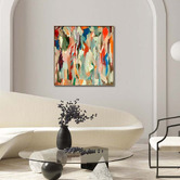 Edition Gallery Fragments Oak Framed Canvas Wall Art