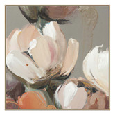 Edition Gallery Caramel Bloom Oak Framed Canvas Wall Art