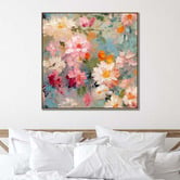 Edition Gallery Life Goes On Oak Framed Canvas Wall Art