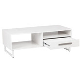 Corner Office White Sheridan Coffee Table