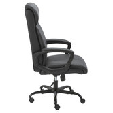 Corner Office Puresoft High-Back Faux Leather Office Chair