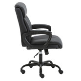 Corner Office Puresoft Mid-Back Faux Leather Office Chair