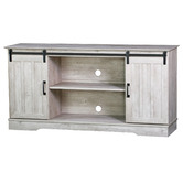 Corner Office Gretel TV Unit with Sliding Doors
