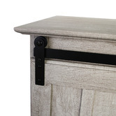 Corner Office Gretel TV Unit with Sliding Doors