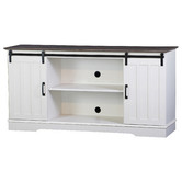 Corner Office Gretel TV Unit with Sliding Doors