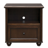 Corner Office Walnut Nabil Printer Cart