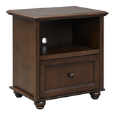Corner Office Walnut Nabil Printer Cart