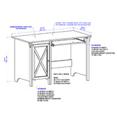 Corner Office Tyann Writing Desk