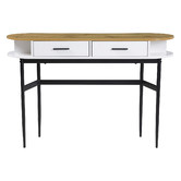 Corner Office Polish Console Table