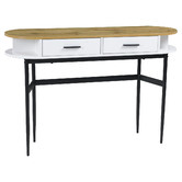 Corner Office Polish Console Table
