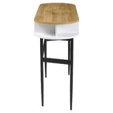Corner Office Polish Console Table