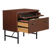 Corner Office Bombay Filing Cabinet with Keyboard Drawer