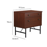 Corner Office Bombay Filing Cabinet with Keyboard Drawer