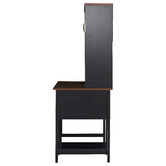 Corner Office Jex Study Desk with Hutch