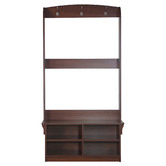 Corner Office Kinman 4 Shelf Hall Tree