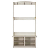 Corner Office Kinman 4 Shelf Hall Tree