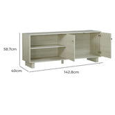Corner Office 142.8cm Morar 2 Door TV Unit