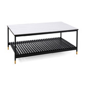 Corner Office Marsha Coffee Table with Sintered Stone Top