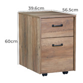 Corner Office Nell 2 Drawer Mobile Pedestal