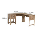 Corner Office Clayton L-Shaped Corner Desk