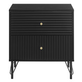 Corner Office Darwin 2 Drawer Bedside Table