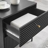 Corner Office Darwin 2 Drawer Bedside Table