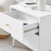 Corner Office Darwin 2 Drawer Bedside Table