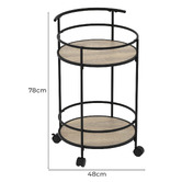 Corner Office Elisha Bar Cart