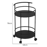 Corner Office Elisha Bar Cart