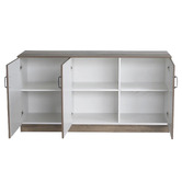 Corner Office Nell 3 Doors Credenza Sideboard Buffet